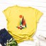 Damen-T-Shirt mit buntem Aufdruck B162 7