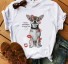 Damen-T-Shirt mit Chihuahua-Aufdruck 1