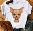 Damen-T-Shirt mit Chihuahua-Aufdruck 11