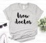 Damen-T-Shirt mit der Aufschrift A344 grau