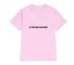 Damen-T-Shirt mit der Aufschrift A73 rosa