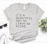 Damen-T-Shirt mit der Aufschrift B73 grau