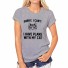 Damen-T-Shirt mit einer Katze B102 grau