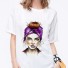 Damen-T-Shirt mit Gesichtsaufdruck 3