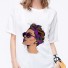 Damen-T-Shirt mit Gesichtsaufdruck 10