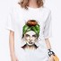 Damen-T-Shirt mit Gesichtsaufdruck 5