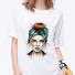 Damen-T-Shirt mit Gesichtsaufdruck 4