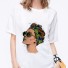 Damen-T-Shirt mit Gesichtsaufdruck 6