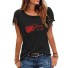 Damen-T-Shirt mit Gitarren-Print 11