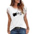 Damen-T-Shirt mit Gitarren-Print 2