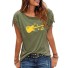 Damen-T-Shirt mit Gitarren-Print 10