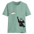 Damen-T-Shirt mit Katze A793 13