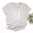 Damen-T-Shirt mit Katzen A985 4