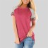 Damen-T-Shirt mit Leopardenmuster rosa