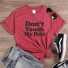 Damen-T-Shirt mit lustigem Aufdruck B363 7