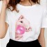 Damen-T-Shirt mit lustigem Tierprint 5