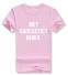 Damen-T-Shirt mit lustiger Aufschrift B105 rosa