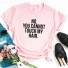 Damen-T-Shirt mit lustiger Aufschrift B116 rosa