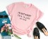 Damen-T-Shirt mit lustiger Aufschrift B79 rosa