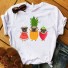 Damen-T-Shirt mit Obstdruck 4