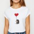 Damen-T-Shirt mit Tiermotiv B352 12