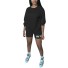 Damen-T-Shirt und Shorts P1002 schwarz