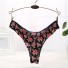 Damen-Tanga mit Blumen Gloria 9