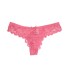 Damen-Tanga mit Spitze J803 rot