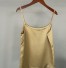 Damen-Tanktop aus Satin khaki