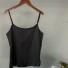 Damen-Tanktop aus Satin schwarz