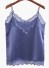 Damen-Tanktop mit Spitze B233 blau