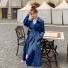 Damen-Trenchcoat P2276 blau