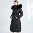 Damen-Winter-Daunenjacke P2334 schwarz