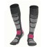 Damen Winter Lange Socken Ski Thermosocken Warme Kompressions-Skisocken Größe 35-39 rosa