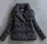 Damen-Winterjacke A1877 schwarz