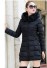 Damen Winterjacke mit Fell A1959 schwarz