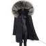 Damen-Winterjacke mit Fell P1729 18