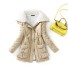 Damen-Winterjacke P1480 beige