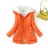 Damen-Winterjacke P1480 orange