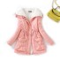 Damen-Winterjacke P1480 rosa