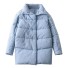 Damen-Winterjacke P1742 hellblau