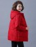 Damen-Winterjacke P1745 rot