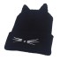 Damen-Wintermütze Cat J2355 schwarz