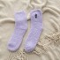 Damen-Wintersocken – Kat lila