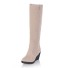 Damen-Winterstiefel mit Fell A1 beige