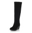 Damen-Winterstiefel mit Fell A1 schwarz