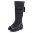 Damen-Winterstiefel mit Fransen J1818 schwarz