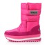 Damen-Winterstiefel mit Klettverschluss J3230 rosa