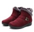 Damen-Winterstiefeletten mit Fell J1816 rot