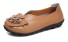 Damenballerinas mit Blume J3225 braun